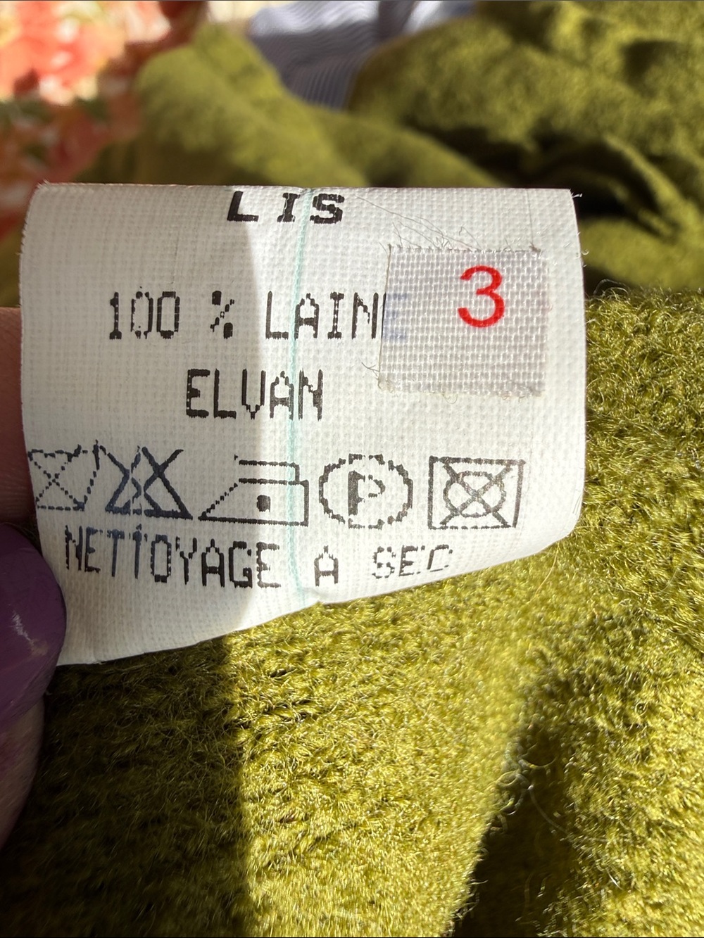 Eva Tralala Paris chartreuse 100% boiled wool toggle French style jacket Size S - Picture 14 of 14